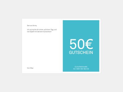 Geschenkgutschein "Geburtstag"
