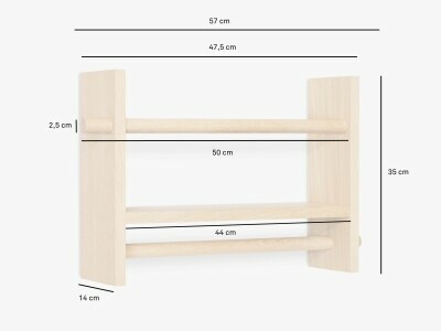 JAP wooden shelf