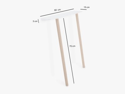 Product dimensions console PLEASE long
