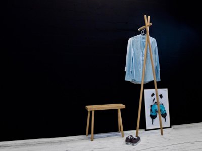 Anlehngarderobe LENAH aus Eiche von kommod