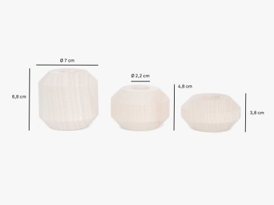 Product dimensions candle holder TAKKS