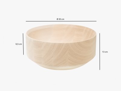 Product dimensions bowl TALSA