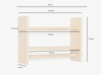 JAP wooden shelf