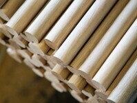 wooden round bars FSC-certified