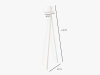 Produktmaße der Standgarderobe LENAH