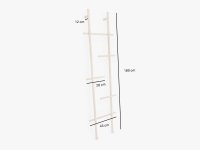 Product dimensions clothes rack LENDRA