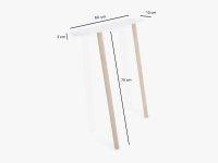 Product dimensions console PLEASE long