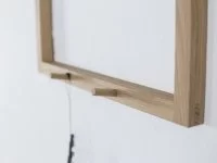 Wandgarderobe SERVUS - Holzgarderobe Eiche