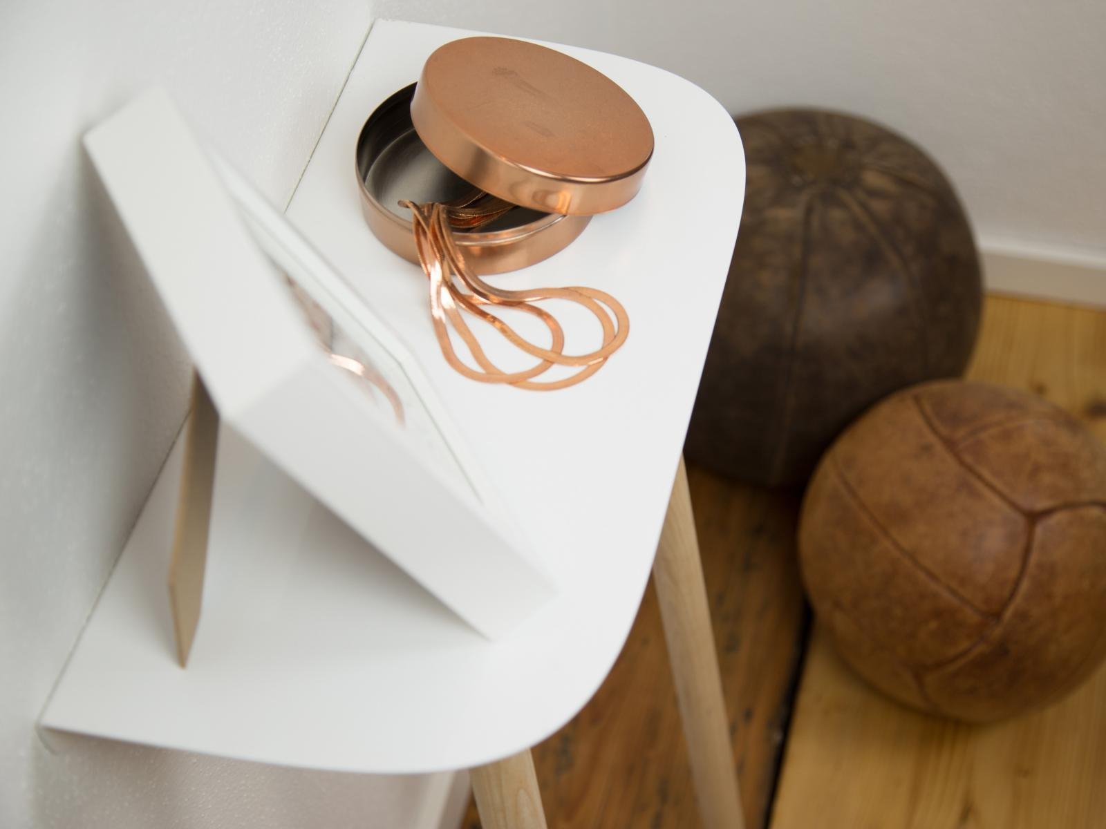 Konsolentisch PLEASE - Wandkonsole Metall weiß | kommod